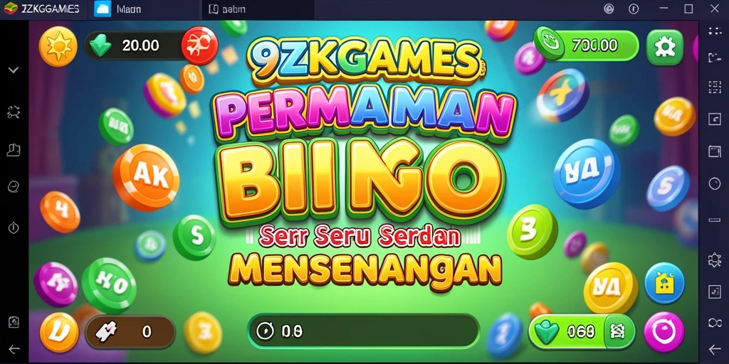 Tampilan gameplay Bingo di 9ZKGAMES yang seru dan menarik.