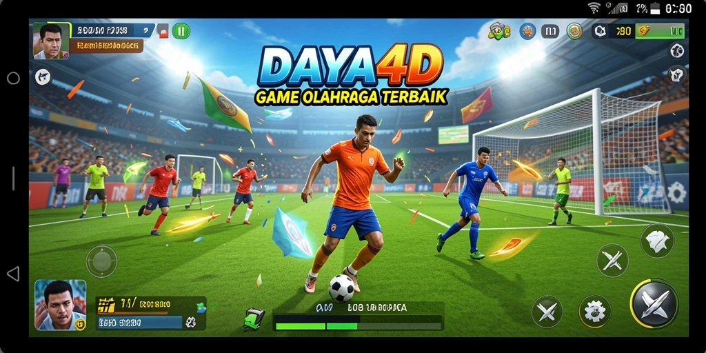 Tampilan seru dari gameplay DAYA4D yang penuh aksi olahraga.
