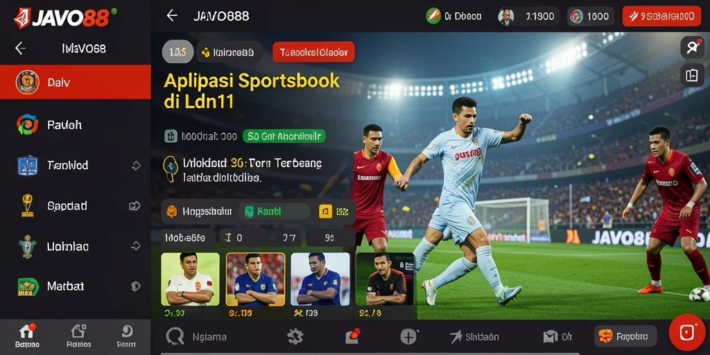 Tampilan antarmuka JAVO88 yang menarik dan mudah digunakan saat bertaruh.