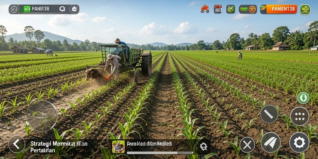 Gameplay menarik dengan pengalaman bertani yang mendalam.